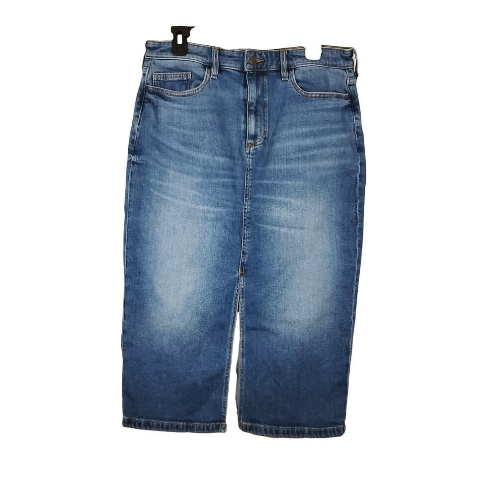Land's End Classic Style Denim Skirt